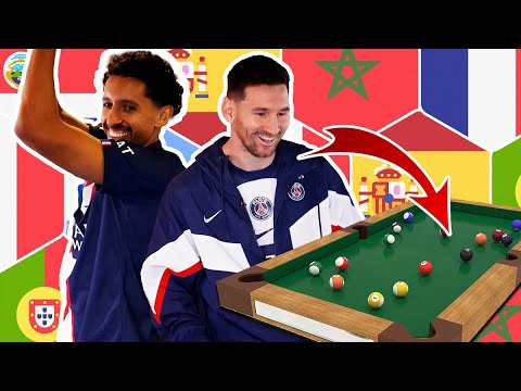 ⚽️🎱 Our internationals team up with MyParis members! | With Marquinhos, Messi, Hakimi...