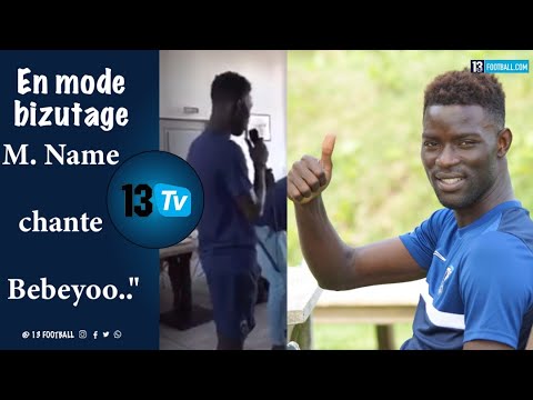 En mode bizutage, Moustapha Name chante " Bebeyo" et avertit ses coéquipiers😂🇸🇳