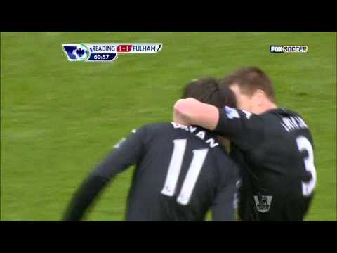 Golazo de Bryan Ruiz @ Fulham 3 - Reading 3