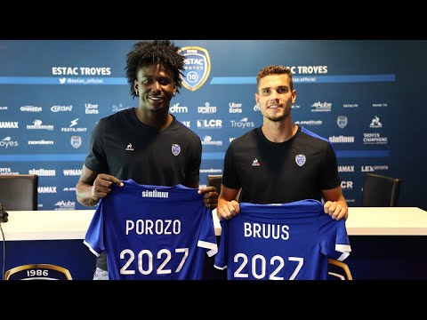 Présentation officielle de Jackson Porozo et d'Andreas Bruus !