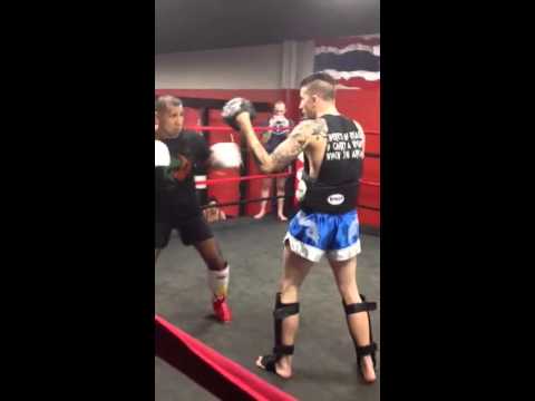 Muay Thai Mitt work (Daniel Chacon and Kru Chase Walden)