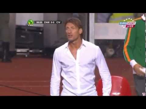 Hervé Renard : "Tu as peur !!?? Tu as peur !!??" Finale CAN 2012