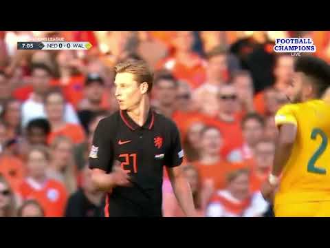 Sorba thomas Ausgerutscht bei Balljagd, Niederlande-Wales, UEFA Nations League 2022