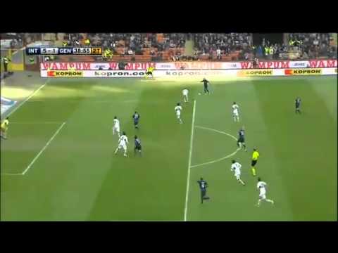 Funny Goal Celebration - Bow! Yuto Nagatomo (Inter Milan - Genoa 5-2) Highlights HD