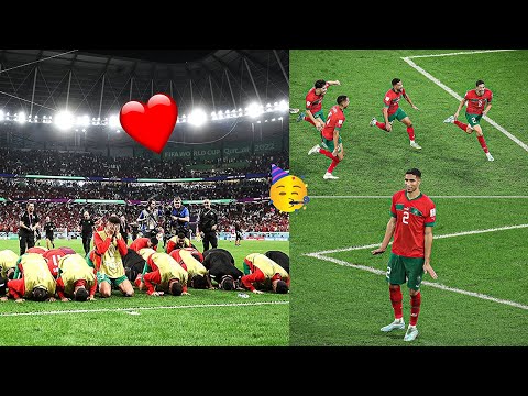 🥳Achraf Hakimi & Morocco Celebration After Beating Spain on Penalties!