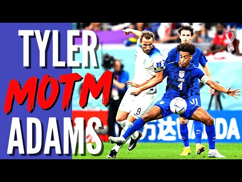 TYLER ADAMS v ENGLAND🔥| QATAR WORLD CUP 2022