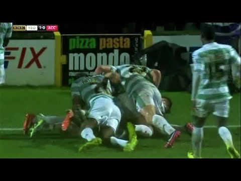 FA Cup 2014/15 - Kieffer Moore secures Man Utd tie for Yeovil