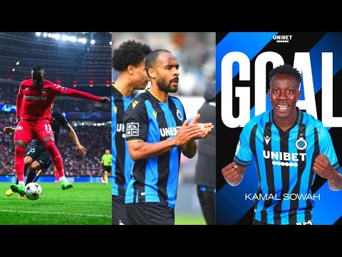 HUDSON ODOI’S FIRST VICTORY FOR LEVERKUSEN-KAMAL SOWAH SCORES FIRST CHAMPIONS LEG GOAL-DENIS ODOI’S