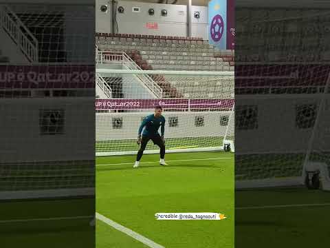 هكذا تدرب رضي التكناوتي مع المنتخب الوطني المغربي