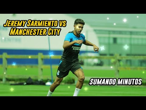 Jeremy Sarmiento vs Manchester city || Muy pocos minutos