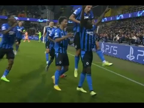 Brugge vs Atletico Madrid Kamal Sowah Goal 1-0