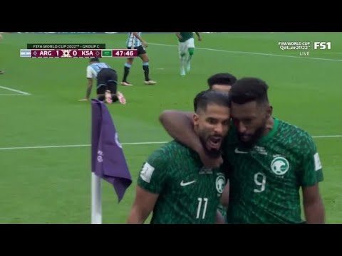 Saudi Arabia Fans Celebrate After Salman Al-Faraj Goal Vs Argentina (22nd November, 2022) 🥰🥰