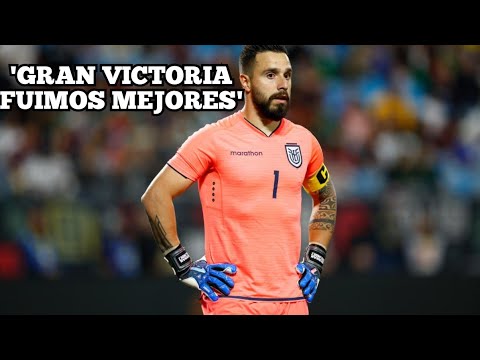 Hernán Galíndez POST PARTIDO DECLARACIONES del ARQUERO TITULAR de Ecuador