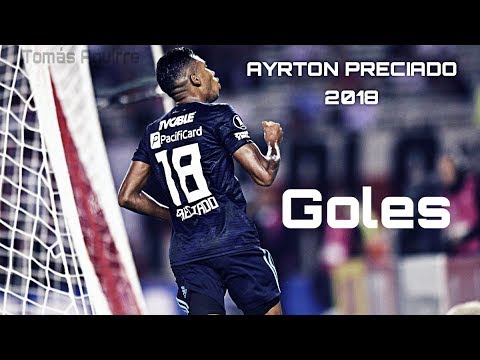 AYRTON PRECIADO  2018 -⚽-Goles-⚽-