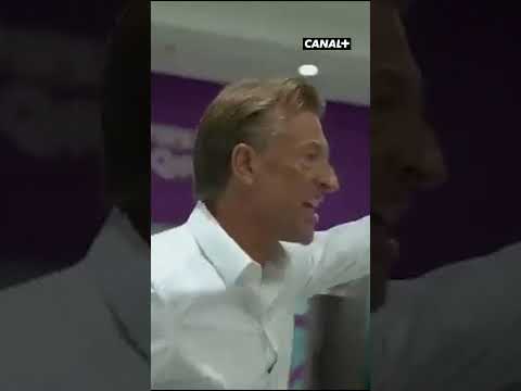 Hervé Renard eng*eule ses joueurs à la mi-temps ! #shorts #worldcup