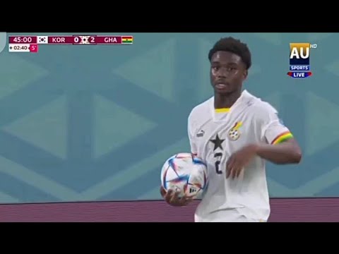 Tariq Lamtey 🇬🇭 vs South Korea 🇰🇷 world cup 2022 Qatar