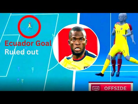 Ecuador goal ruled out