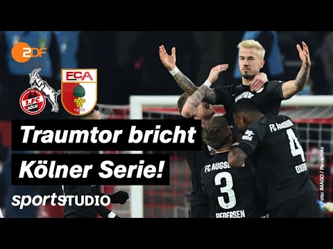 1. FC Köln – FC Augsburg Highlights | Bundesliga, 15. Spieltag | sportstudio