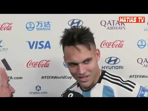 REACCION de LAUTARO MARTINEZ luego de anotar el gol de la clasificacion a Semifinales