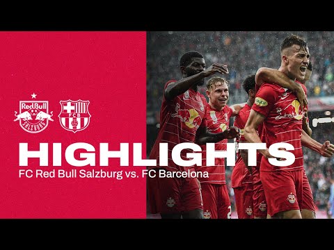 HIGHLIGHTS | Salzburg 2-1 FC Barcelona | Luka Sucic-Traumtor & Brenden Aaronson last minute