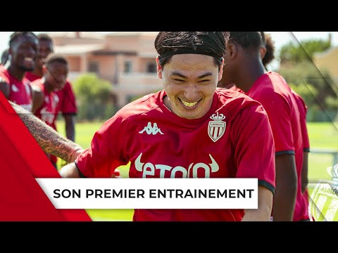 🏋️‍♂️⚽️ PREMIER ENTRAINEMENT DE MINAMINO AVEC LE GROUPE - AS MONACO