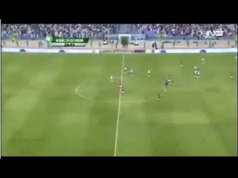 saudi arabia 1-0 yemen nawaf al abed goal gulf cup 2014