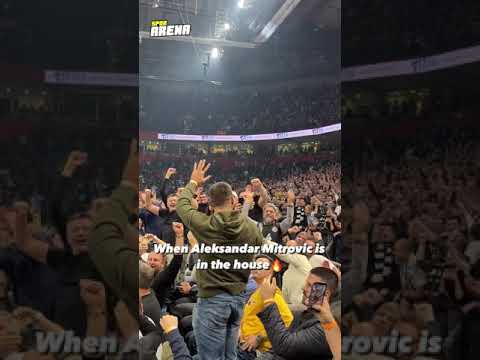 Aleksandar Mitrovic, ateşli Partizan taraftarının arasında 🔥 #shorts