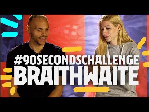 FIRST THING YOU DID TODAY? | MARTIN BRAITHWAITE #90secondschallenge