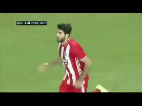 Aris vs Olympiacos (ολυμπιακος) 1 1 Goal Karim Ansarifard