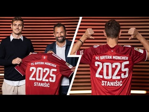 Josip Stanišić verlängert seine Vertrag bis 2025 🥳 | #fcbayern