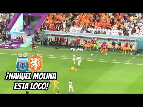 LEANDRO PAREDES lanza BALONAZO a la BANCA de HOLANDA *TERRIBLE REACCIÓN* en el ARGENTINA vs HOLANDA