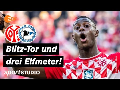 1. FSV Mainz 05 – Arminia Bielefeld Highlights | Bundesliga, 27. Spieltag 2021/22 | sportstudio