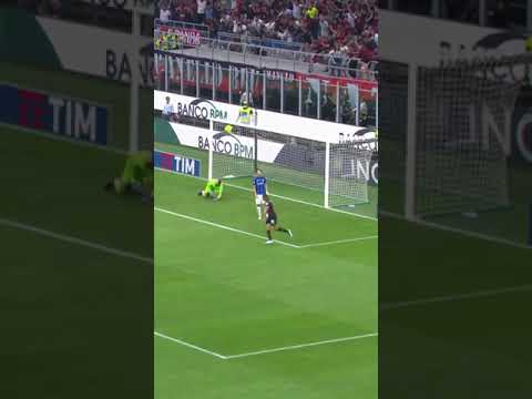 Rafael Leao lightning up the Milan Derby 🔥 #shorts