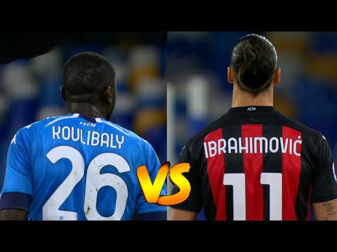 Kalidou Koulibaly vs Zlatan Ibrahimović | Every Duel 🔥