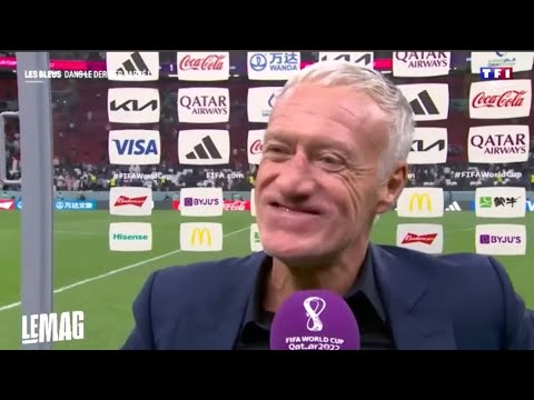 Reaction de Didier Deschamps Après La Victoire de La France face à l‘Angleterre.