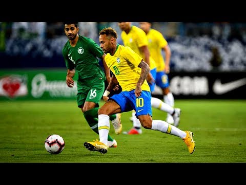 Neymar vs Saudi Arabia,Skills HD 12.10.2018