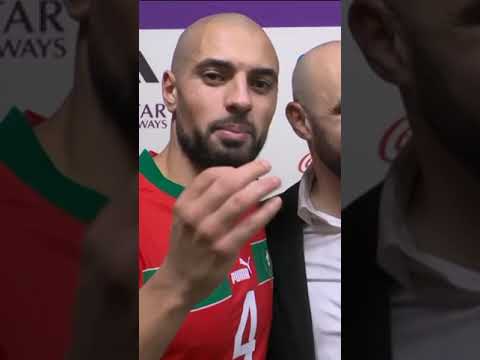 🇲🇦 L'énorme respect de Sofyan Amrabat pour Walid Regragui ! #ShortsFIFAWorldCup #shorts