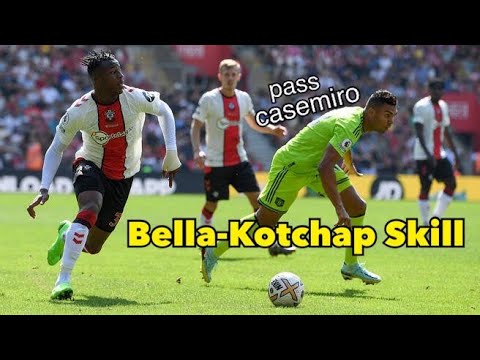 Casemiro Passed by Bella-Kotchap | Southampton vs Manchester United | Highlights
