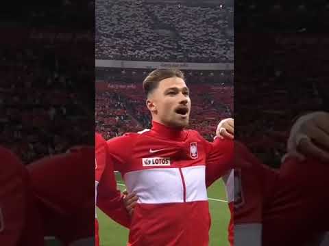 Matty cash tries to sing the Polish national anthem