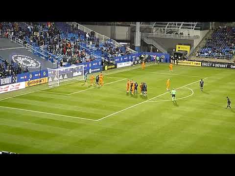 Kamal Miller of CF Montreal (Impact) scores vs. Houston Dynamo for 1st career goal in MLS 11/03/21