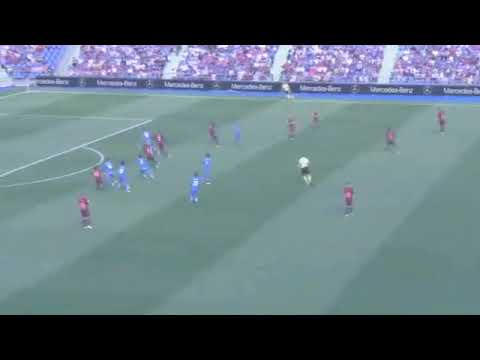 Gaku Shibasaki Amazing Volley Goal - Getafe vs Barcelona (1-0)