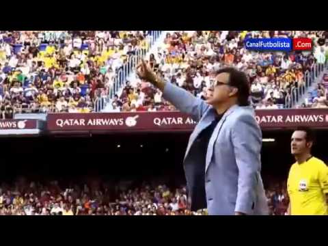 Debut Oficial del Tata Martino en el Camp Nou Barcelona vs Levante 7 0 18 08 2013 medium