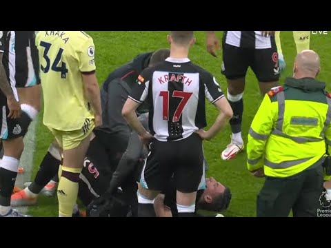 Terrible, Fabian Schaer injured in the head after collision with N'Ketiah