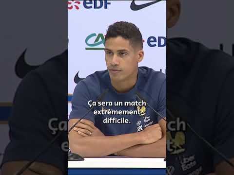 🇫🇷🗨️ Raphaël Varane : "Ne pas tomber dans ce piège"