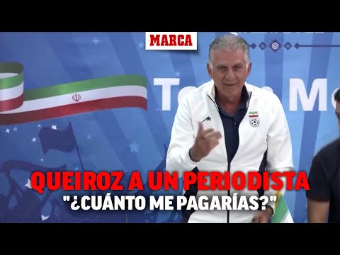 La tensa respuesta de Carlos Queiroz a un periodista sobre los derechos de la mujer en Irán  I MARCA