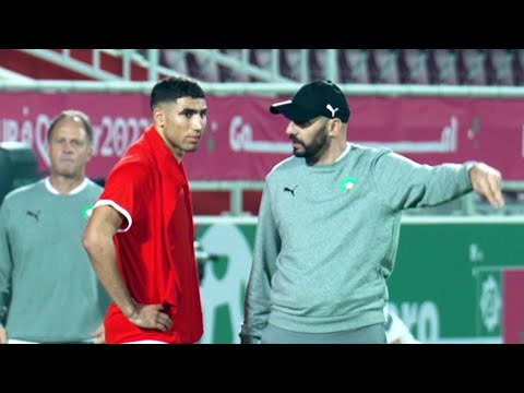 Achraf Hakimi trains separately as Morocco prepare to face France with World Cup FINAL spot at stake Achraf Hakimi trains separately as Morocco prepare to face France with World Cup FINAL spot at stake