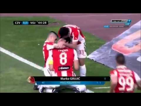 Marko Grujić amazing goal vs Vojvodina (7.5.2016)
