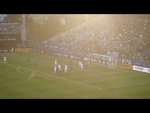Joel Waterman of CF Montreal (Impact) scores vs. FC Cincinnati 5/28/22