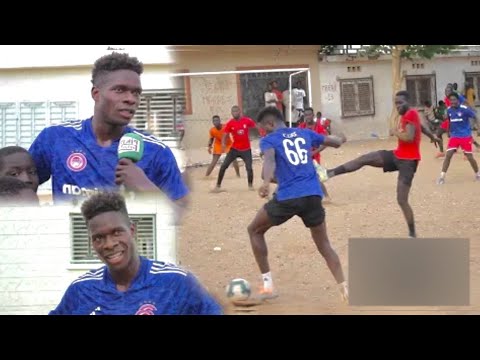 pape abou cissé organise un match avec ses amis à pikine