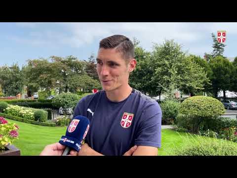 Nikola Milenković pred duel sa Irskom u Dablinu (06.09.2021.)